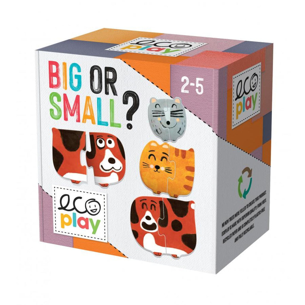 HEADU ECOPLAY - PUZZLE-URI PROGRESIVE - MIC SAU MARE? - HEADU (HE28511) - Libelula Vesela - Jucarii