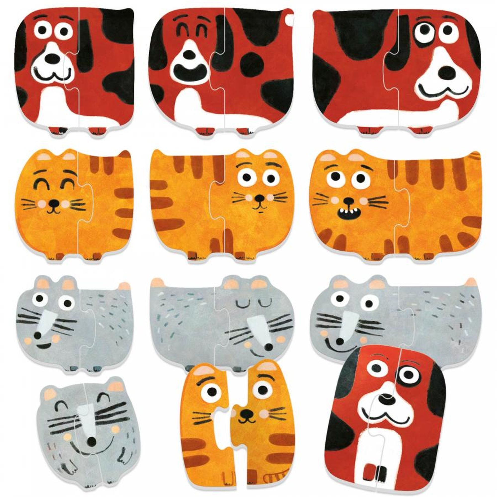 HEADU ECOPLAY - PUZZLE-URI PROGRESIVE - MIC SAU MARE? - HEADU (HE28511) - Libelula Vesela - Jucarii