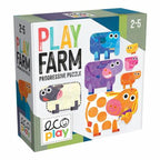 HEADU ECOPLAY - PUZZLE-URI PROGRESIVE ANIMALE MARI SI MICI - HEADU (HE28658) - Libelula Vesela - Jucarii