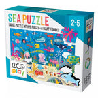 HEADU ECOPLAY - PUZZLE ANIMALUTE IN OCEAN - HEADU (HE29563) - Libelula Vesela - Jucarii