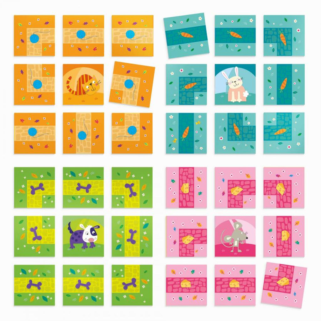 HEADU TEACHER TESTED - PUZZLE AJUTA CATELUL SA EVADEZE DIN LABIRINT - HEADU (HE51296) - Libelula Vesela - Jucarii