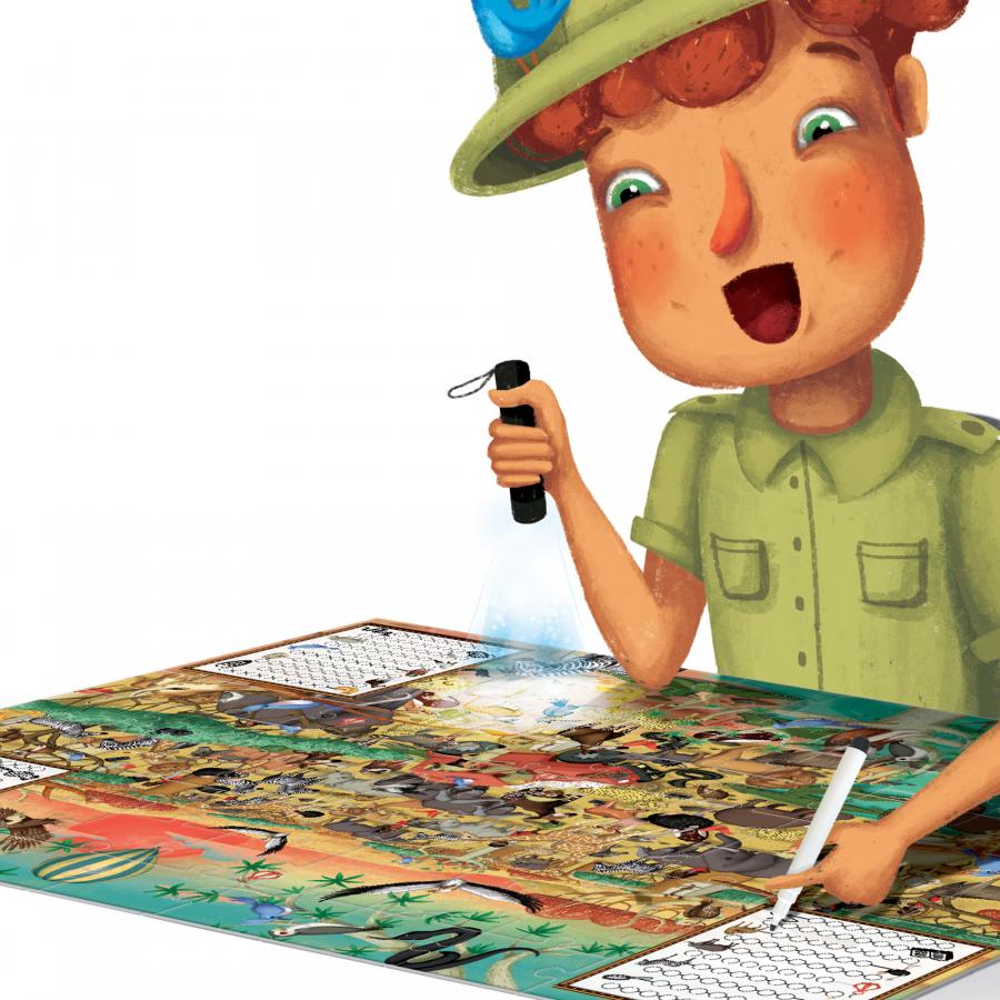 JOC EXPLORATI SAFARI - HEADU (HE21420) - Libelula Vesela - Jucarii