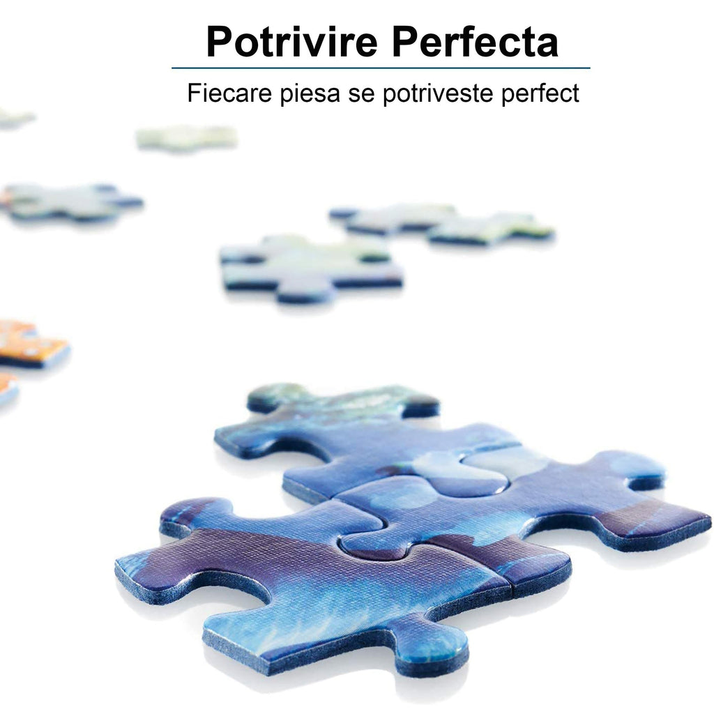 PUZZLE CERB IN PADURE, 1000 PIESE - RAVENSBURGER (RVSPA17385) - Libelula Vesela - Jucarii
