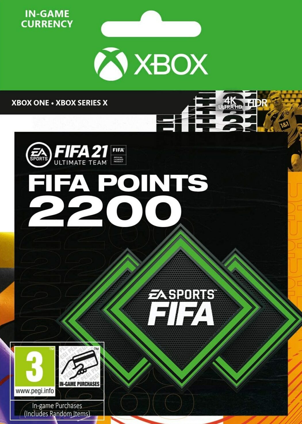 FIFA 21 - 2200 FUT POINTS - XBOX ONE - XBOX LIVE - WORLDWIDE - MULTILANGUAGE - Libelula Vesela - Jocuri video