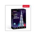 PUZZLE 3D LED BURJ KHALIFA 136 PIESE - CUBICFUN (CUL133H) - Libelula Vesela - Jucarii