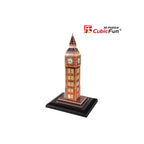 PUZZLE 3D LED BIG BEN 28 PIESE - CUBICFUN (CUL501H) - Libelula Vesela - Jucarii