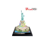 PUZZLE 3D LED STATUIA LIBERTATII 37 PIESE - CUBICFUN (CUL505H) - Libelula Vesela - Jucarii