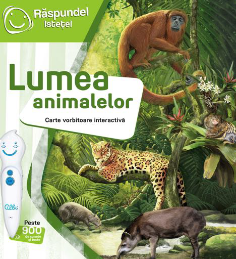 RASPUNDEL ISTETEL - CARTE LUMEA ANIMALELOR - ALBI (69436) - Libelula Vesela - Jucarii