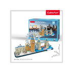 PUZZLE 3D LONDRA 107 PIESE - CUBICFUN (CUMC253H) - Libelula Vesela - Jucarii