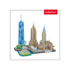 PUZZLE 3D NEW YORK 123 PIESE - CUBICFUN (CUMC255H) - Libelula Vesela - Jucarii