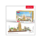 PUZZLE 3D BARCELONA 186 PIESE - CUBICFUN (CUMC256H) - Libelula Vesela - Jucarii