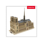 PUZZLE 3D NOTRE DAME (NIVEL COMPLEX 293 PIESE)  - CUBICFUN (CUMC260H) - Libelula Vesela - Jucarii