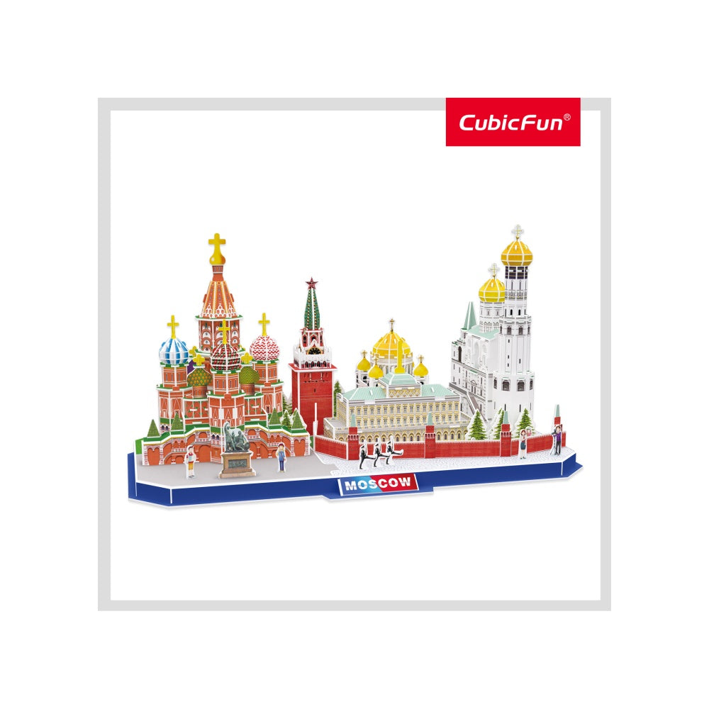 PUZZLE 3D MOSCOVA 107 PIESE - CUBICFUN (CUMC266H) - Libelula Vesela - Jucarii