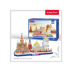 PUZZLE 3D MOSCOVA 107 PIESE - CUBICFUN (CUMC266H) - Libelula Vesela - Jucarii