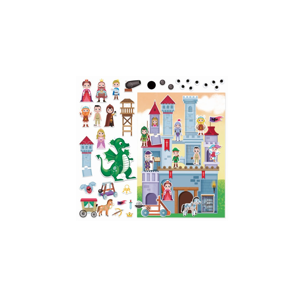 PUZZLE CASTELUL CAVALERILOR - HEADU (HE24834) - Libelula Vesela - Jucarii
