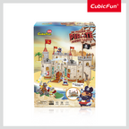 CUBIC FUN - PUZZLE 3D CASTELUL PIRATILOR 183 PIESE - CUBIC FUN (CUP833h) - Libelula Vesela - Jucarii