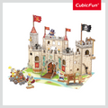 CUBIC FUN - PUZZLE 3D CASTELUL PIRATILOR 183 PIESE - CUBIC FUN (CUP833h) - Libelula Vesela - Jucarii
