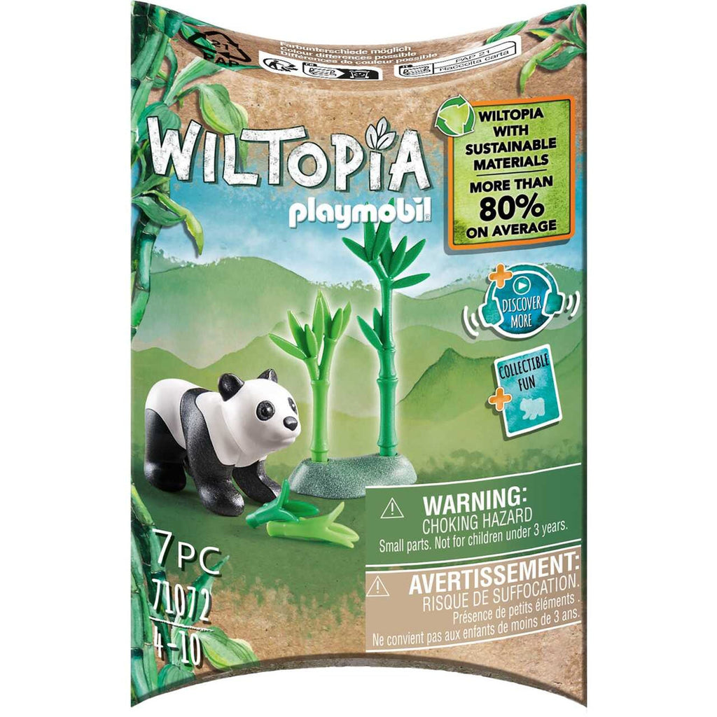 PUI DE URS PANDA - PLAYMOBIL WILTOPIA (PM71072) - Libelula Vesela - Jucarii