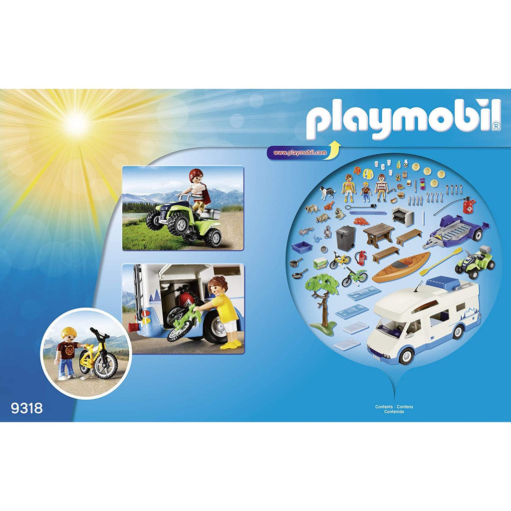 CAMPING CU RULOTA - PLAYMOBIL FAMILY FUN (PM9318) - Libelula Vesela - Jucarii