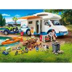 CAMPING CU RULOTA - PLAYMOBIL FAMILY FUN (PM9318) - Libelula Vesela - Jucarii