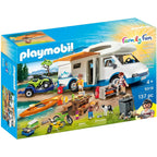 CAMPING CU RULOTA - PLAYMOBIL FAMILY FUN (PM9318) - Libelula Vesela - Jucarii
