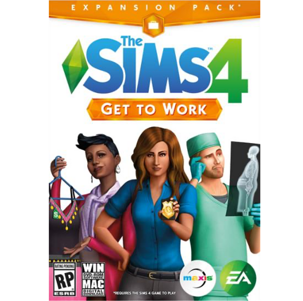 THE SIMS 4: GET TO WORK - EXPANSION PACK - ORIGIN - PC - WORLDWIDE - Libelula Vesela - Jocuri video
