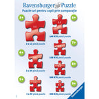 PUZZLE AVENTURI IN JUNGLA, 3X49 PIESE - RAVENSBURGER (05180) - Libelula Vesela - Jucarii