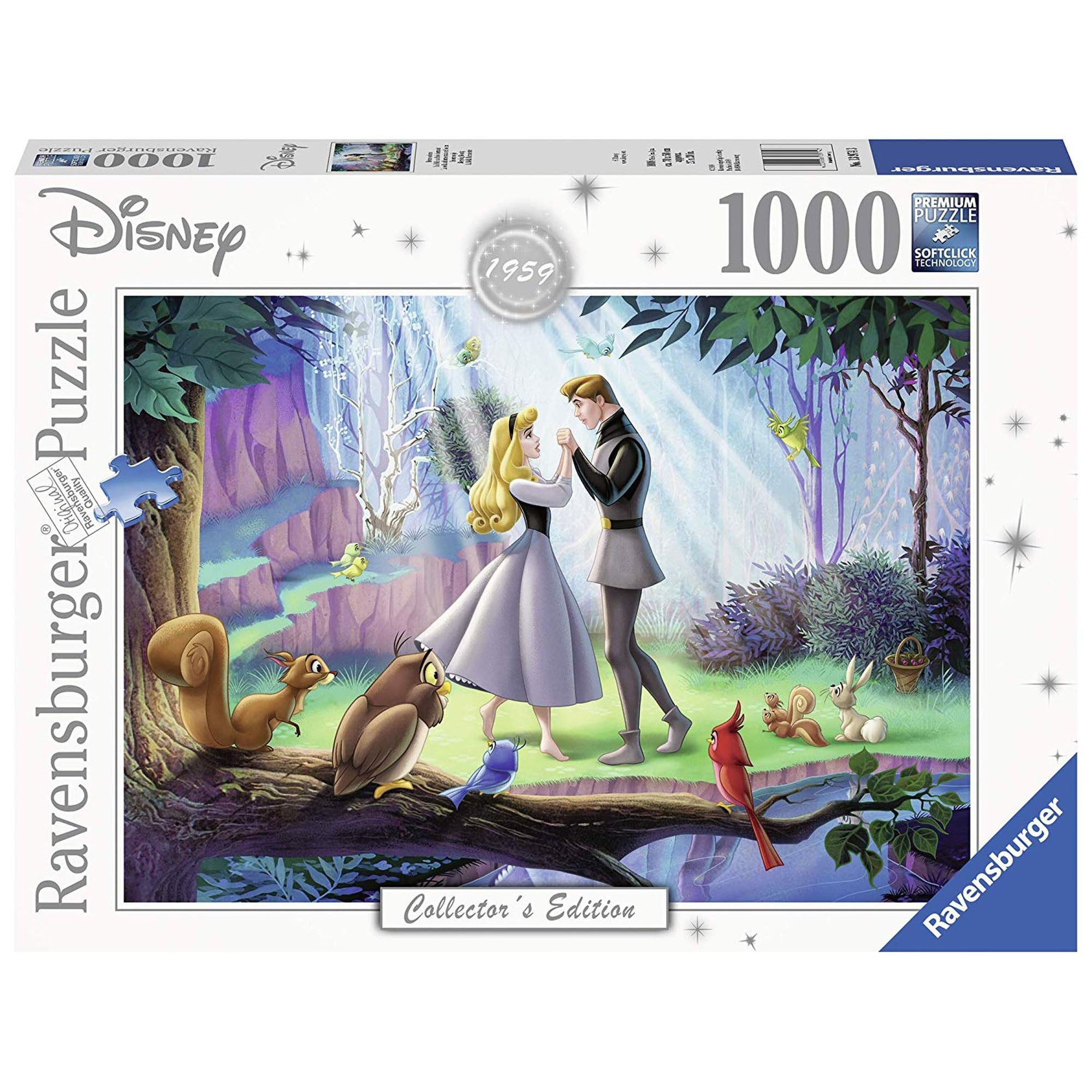 PUZZLE PERSONAJE DISNEY, 1000 PIESE - RAVENSBURGER (RVSPA13974) - Libelula Vesela - Jucarii