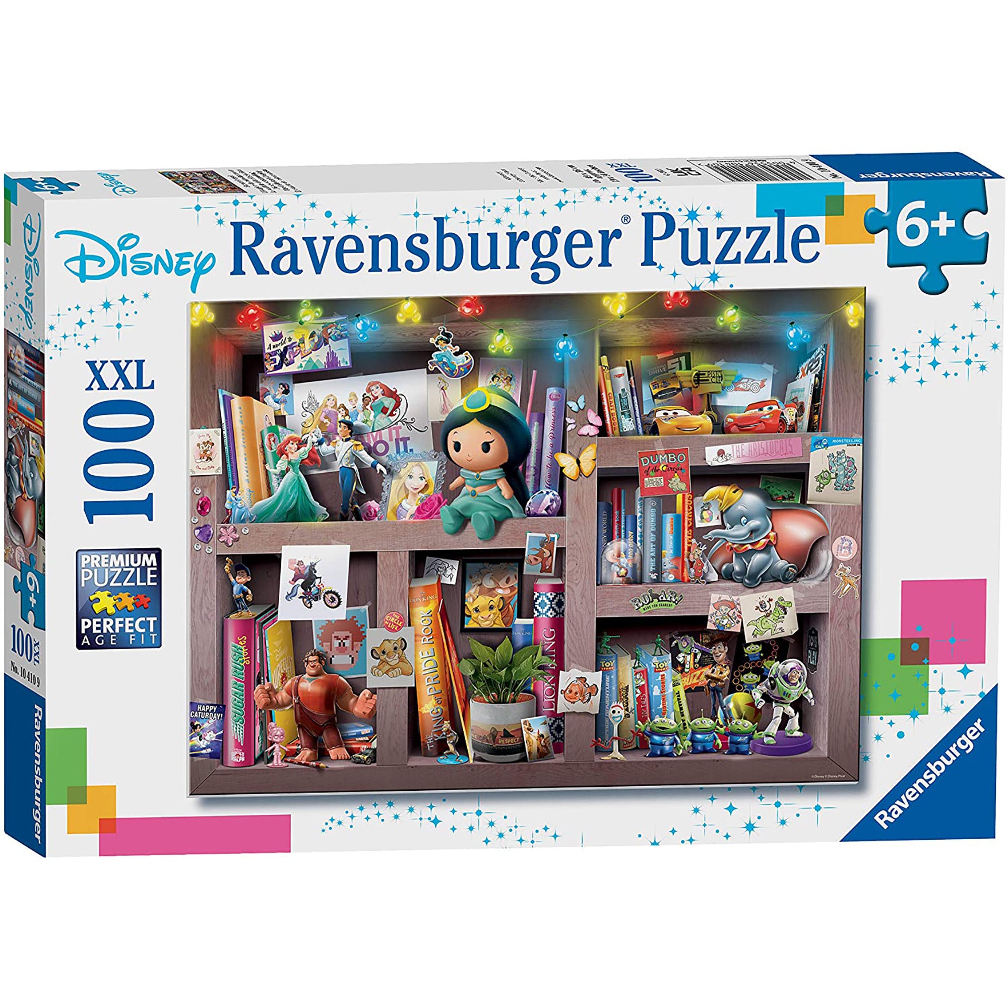PUZZLE PERSONAJE DISNEY, 100 PIESE - RAVENSBURGER (RVSPC10410) - Libelula Vesela - Jucarii