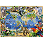 PUZZLE ANIMALELE LUMII, 100 PIESE - RAVENSBURGER (RVSPC10540) - Libelula Vesela - Jucarii