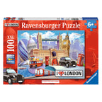 PUZZLE LONDRA, 100 PIESE - RAVENSBURGER (RVSPC10607) - Libelula Vesela - Jucarii