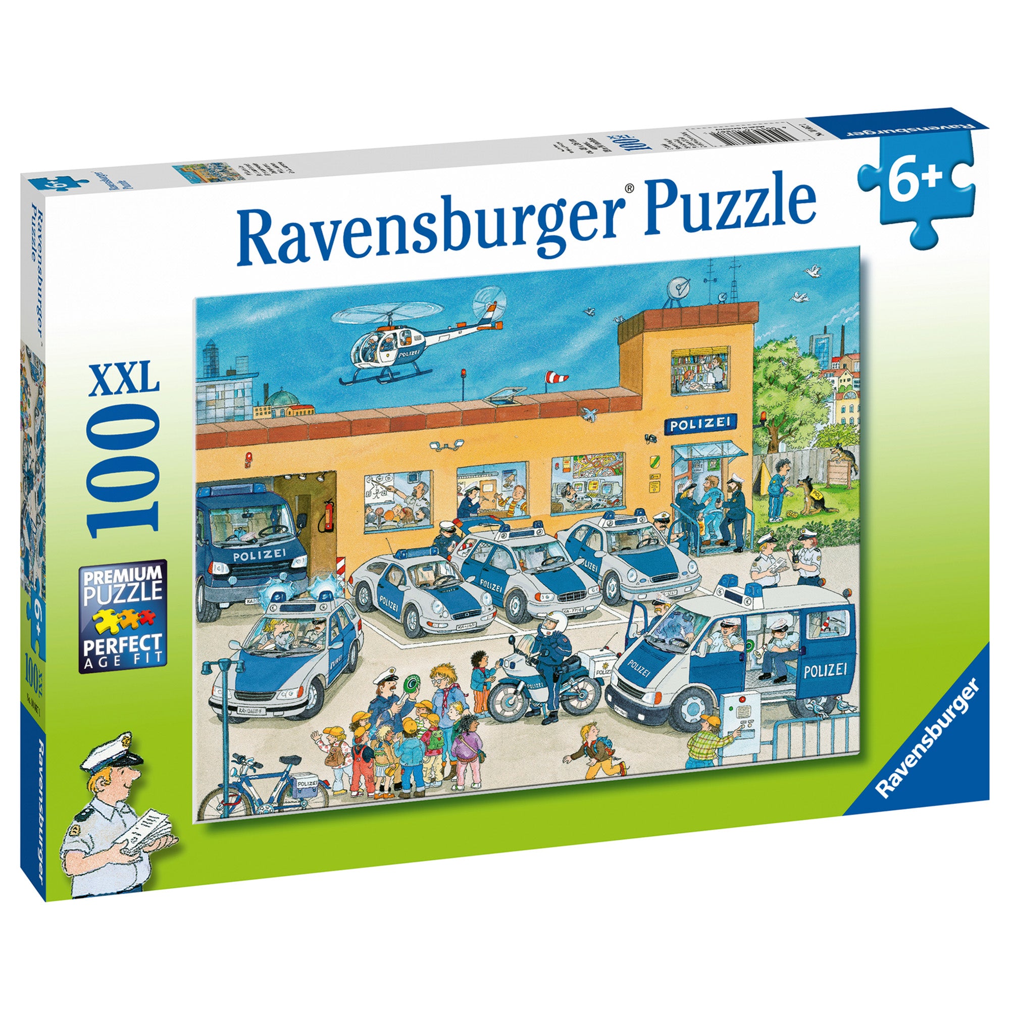 PUZZLE POLITIE, 100 PIESE - RAVENSBURGER (RVSPC10867) - Libelula Vesela - Jucarii