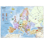 PUZZLE HARTA EUROPEI, 200 PIESE - RAVENSBURGER (RVSPC12841) - Libelula Vesela - Jucarii