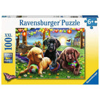 PUZZLE CATEI LA PICNIC, 100 PIESE - RAVENSBURGER (RVSPC12886) - Libelula Vesela - Jucarii