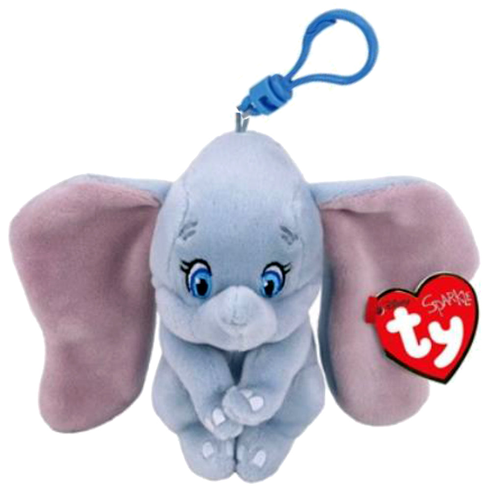 ELEFANTELUL DUMBO - DISNEY, BRELOC PLUS CU SUNETE, 8.5 CM - TY (ST9XTY41271) - Libelula Vesela - Jucarii