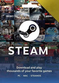 STEAM GIFT CARD 47 EUR - PC - STEAM - MULTILANGUAGE - WORLDWIDE - Libelula Vesela - Gift Cards