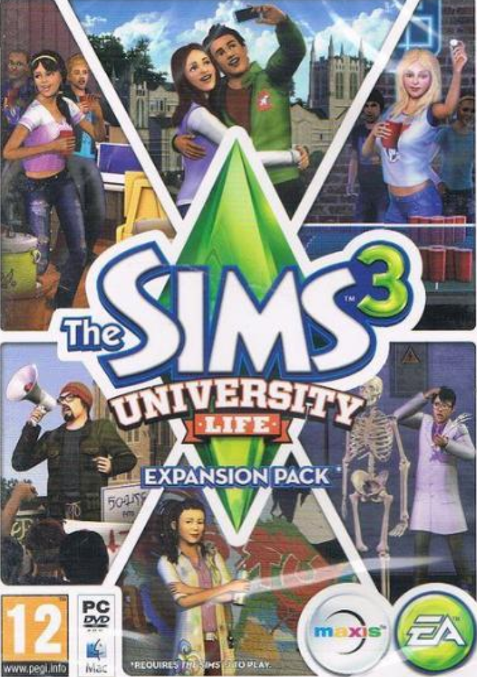 THE SIMS 3 - UNIVERSITY LIFE - EXPANSION PACK - PC - ORIGIN - MULTILANGUAGE - EU - Libelula Vesela - Jocuri video