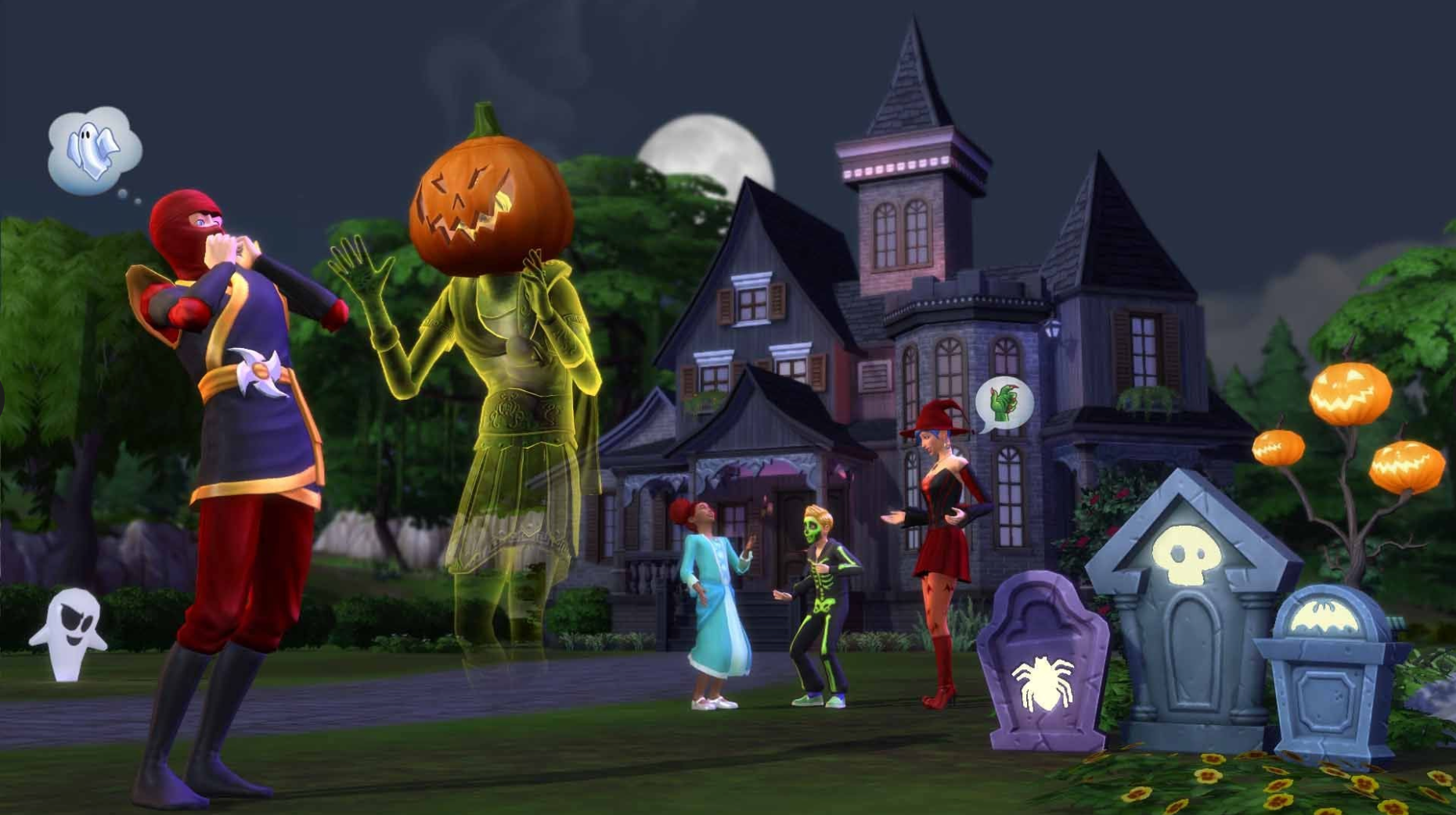 THE SIMS 4 - SPOOKY STUFF - EXPANSION PACK - PC - ORIGIN - MULTILANGUAGE - EU - Libelula Vesela - Jocuri video