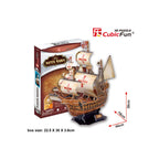 PUZZLE 3D NAVA SANTA MARIA 113 PIESE - CUBICFUN (CUT4008H) - Libelula Vesela - Jucarii