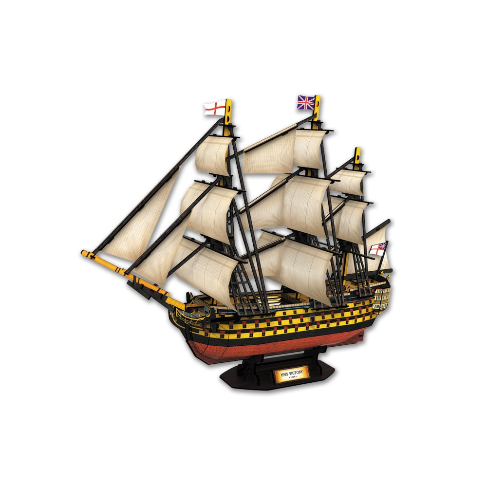 PUZZLE 3D NAVA HMS VICTORY 189 PIESE - CUBICFUN (CUT4019H) - Libelula Vesela - Jucarii