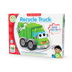 PRIMUL MEU PUZZLE DE PODEA - CAMION DE RECICLAT - THE LEARNING JOURNEY (TLJ128541) - Libelula Vesela - Jucarii