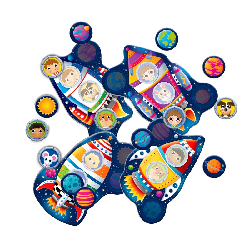 PRIMUL MEU JOC SA POTRIVIM OBIECTE DIN SPATIU - THE LEARNING JOURNEY (TLJ138922) - Libelula Vesela - Jucarii