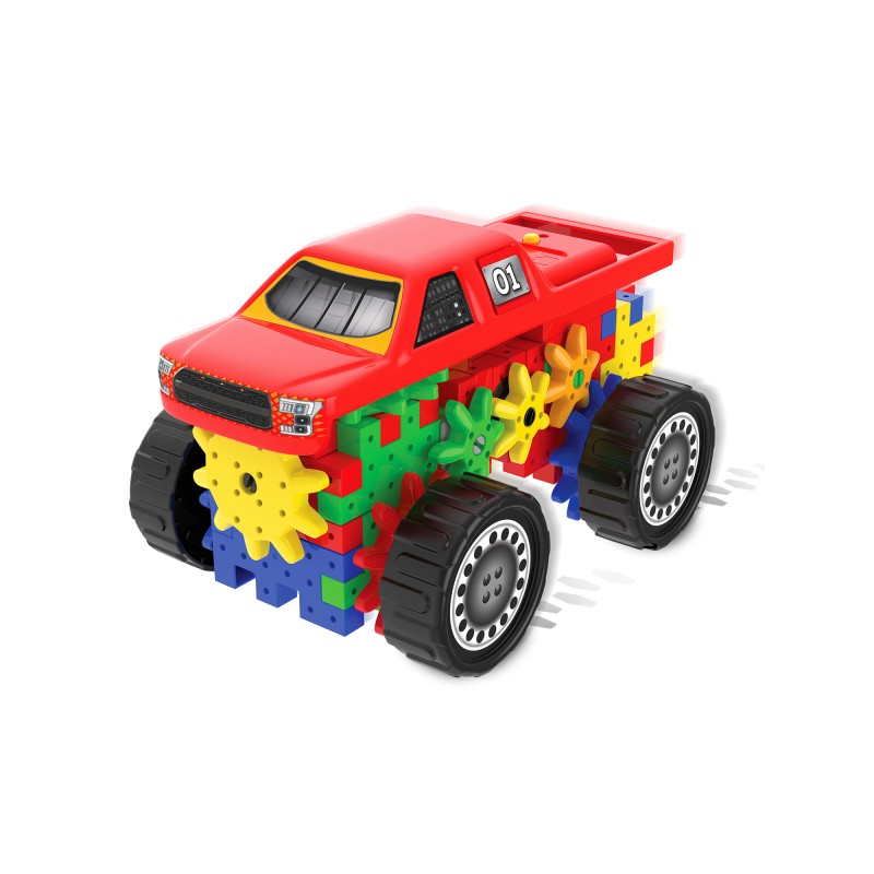 JOC DE CONSTRUCTIE MONSTER TRUCK - THE LEARNING JOURNEY (TLJ186954) - Libelula Vesela - Jucarii