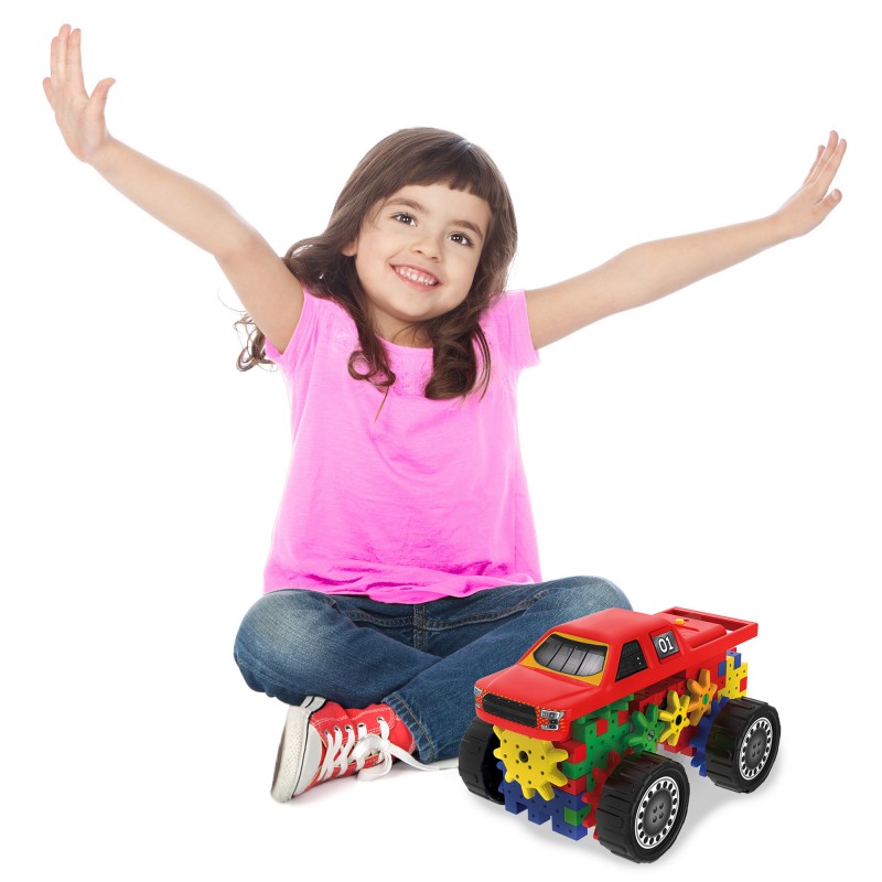 JOC DE CONSTRUCTIE MONSTER TRUCK - THE LEARNING JOURNEY (TLJ186954) - Libelula Vesela - Jucarii