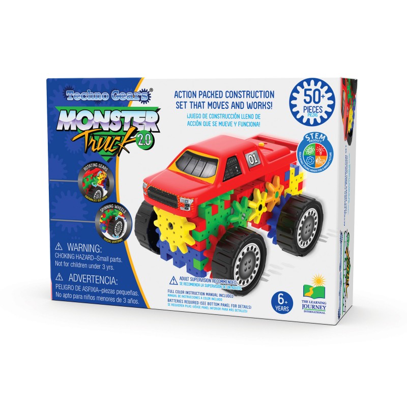 JOC DE CONSTRUCTIE MONSTER TRUCK - THE LEARNING JOURNEY (TLJ186954) - Libelula Vesela - Jucarii