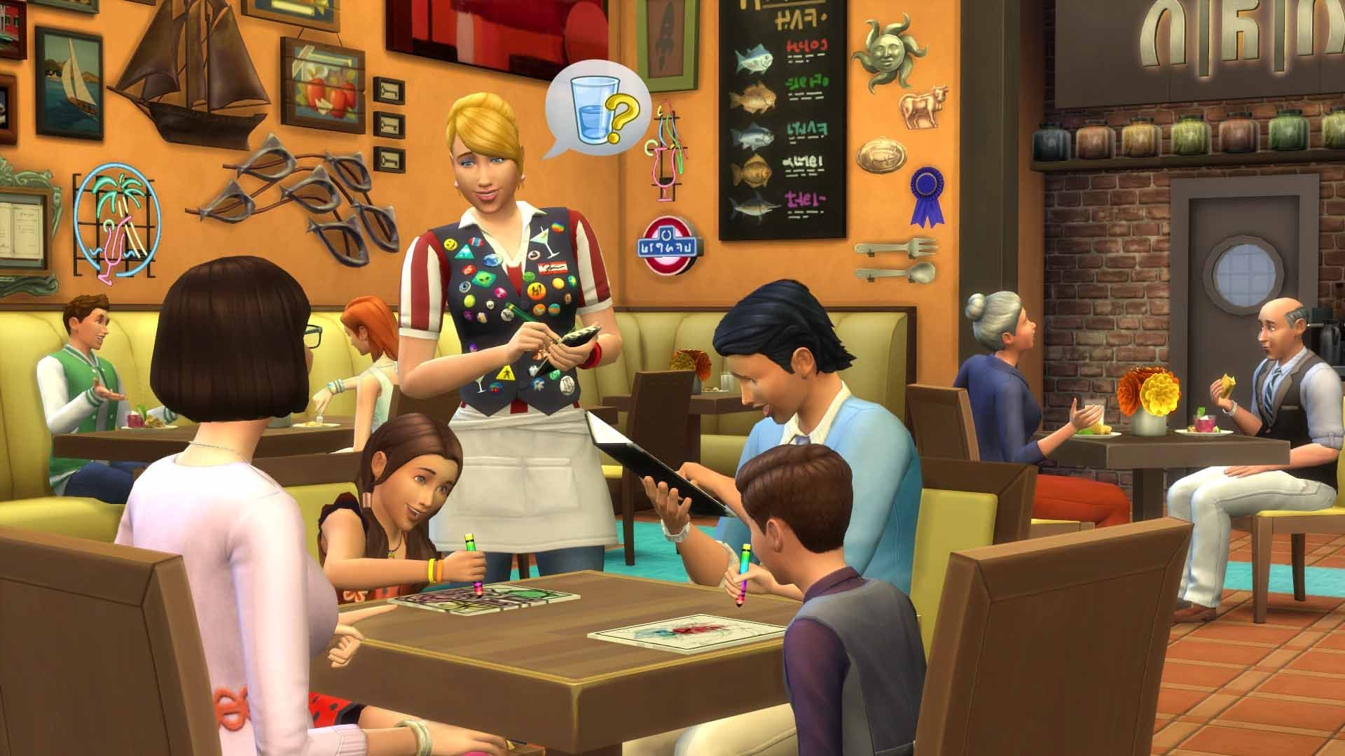 THE SIMS 4: DINE OUT - EXPANSION PACK - ORIGIN - PC - WORLDWIDE - Libelula Vesela - Jocuri video
