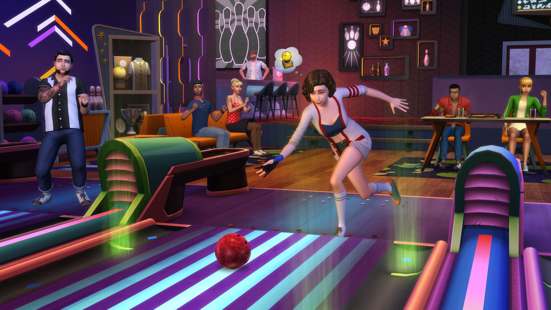THE SIMS 4: BOWLING NIGHT STUFF - EXPANSION PACK - ORIGIN - PC - WORLDWIDE - Libelula Vesela - Jocuri video