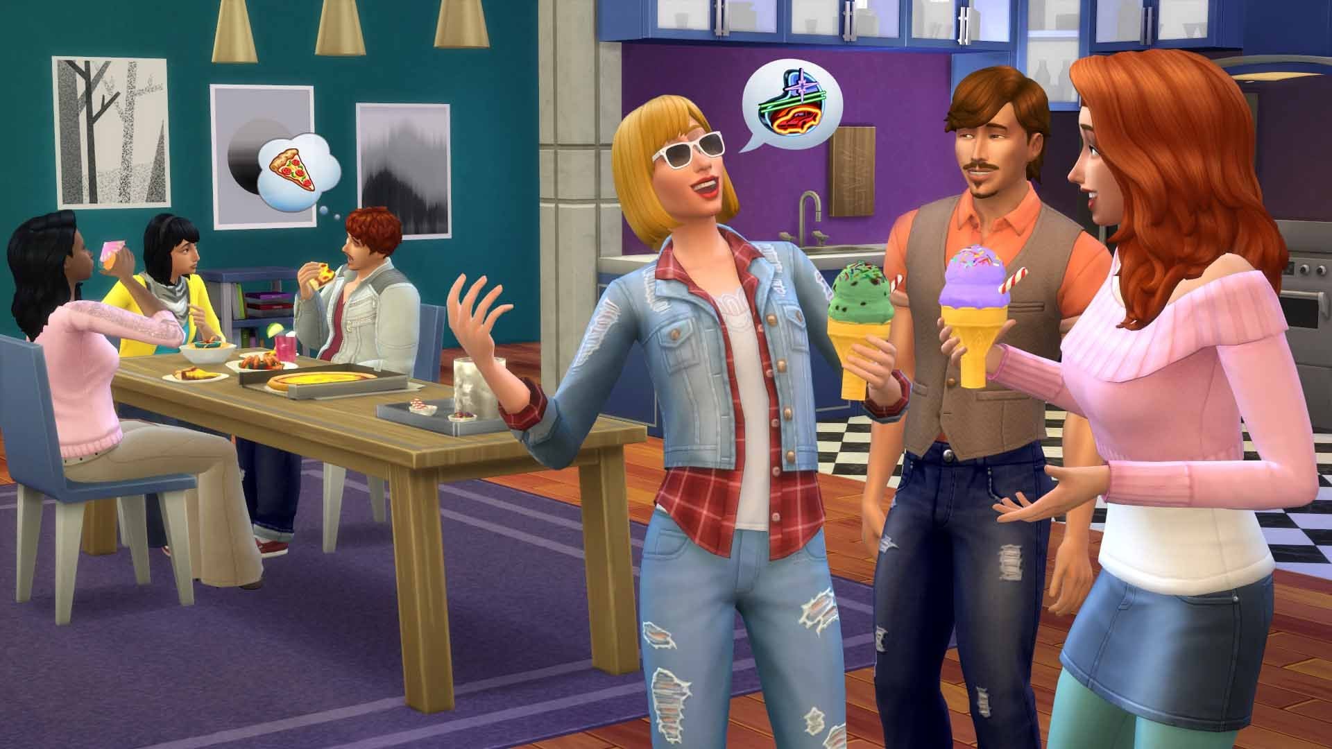 THE SIMS 4: MOVIE HANGOUT - EXPANSION PACK - ORIGIN - PC - WORLDWIDE - Libelula Vesela - Jocuri video