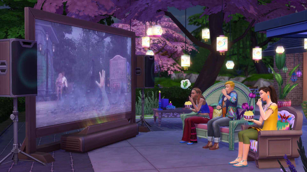 THE SIMS 4: MOVIE HANGOUT - EXPANSION PACK - ORIGIN - PC - WORLDWIDE - Libelula Vesela - Jocuri video