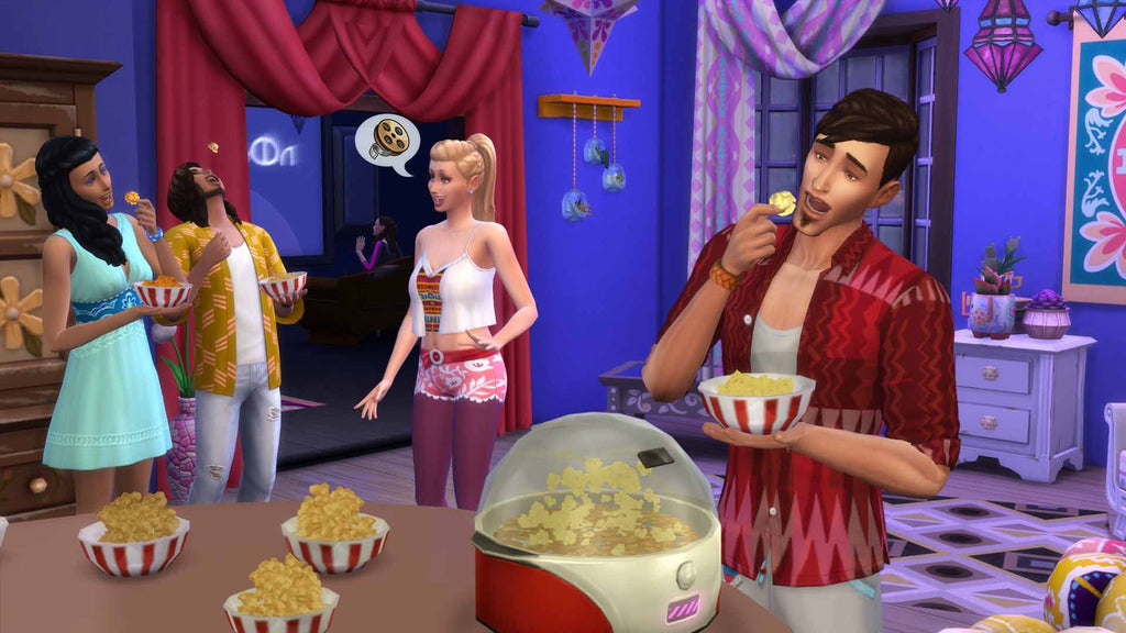 THE SIMS 4: MOVIE HANGOUT - EXPANSION PACK - ORIGIN - PC - WORLDWIDE - Libelula Vesela - Jocuri video
